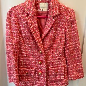Kate Spade Pink Tweed Women's Jacket